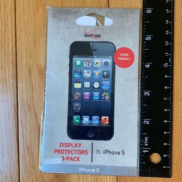 Verizon Display Protector 3- pack for iPhone5 - Picture 4 of 5